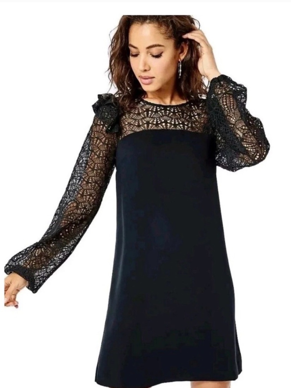 NWT Lilly Pulitzer Karolina Dress in Black Onyx